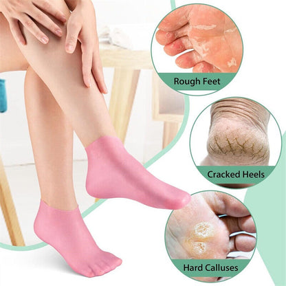 Silicone Gel Moisturizing Socks