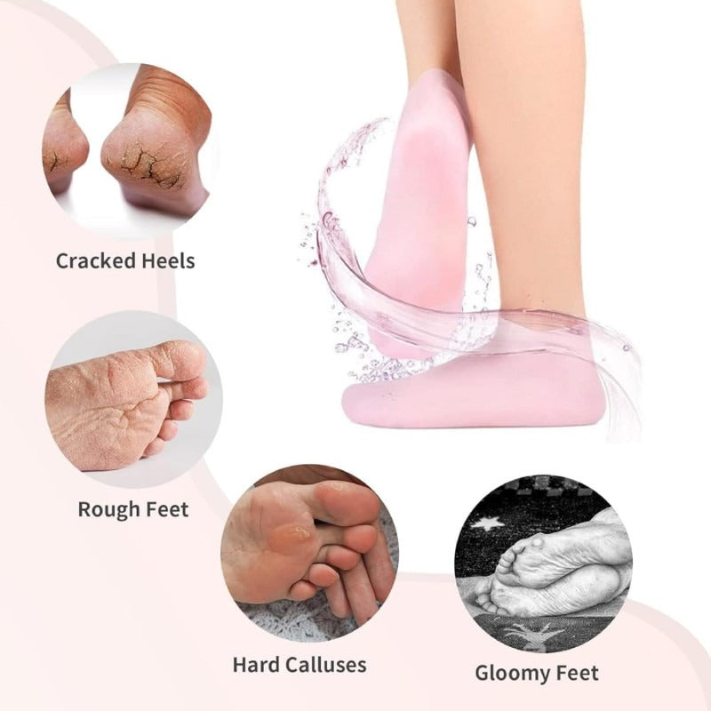 Silicone Gel Moisturizing Socks