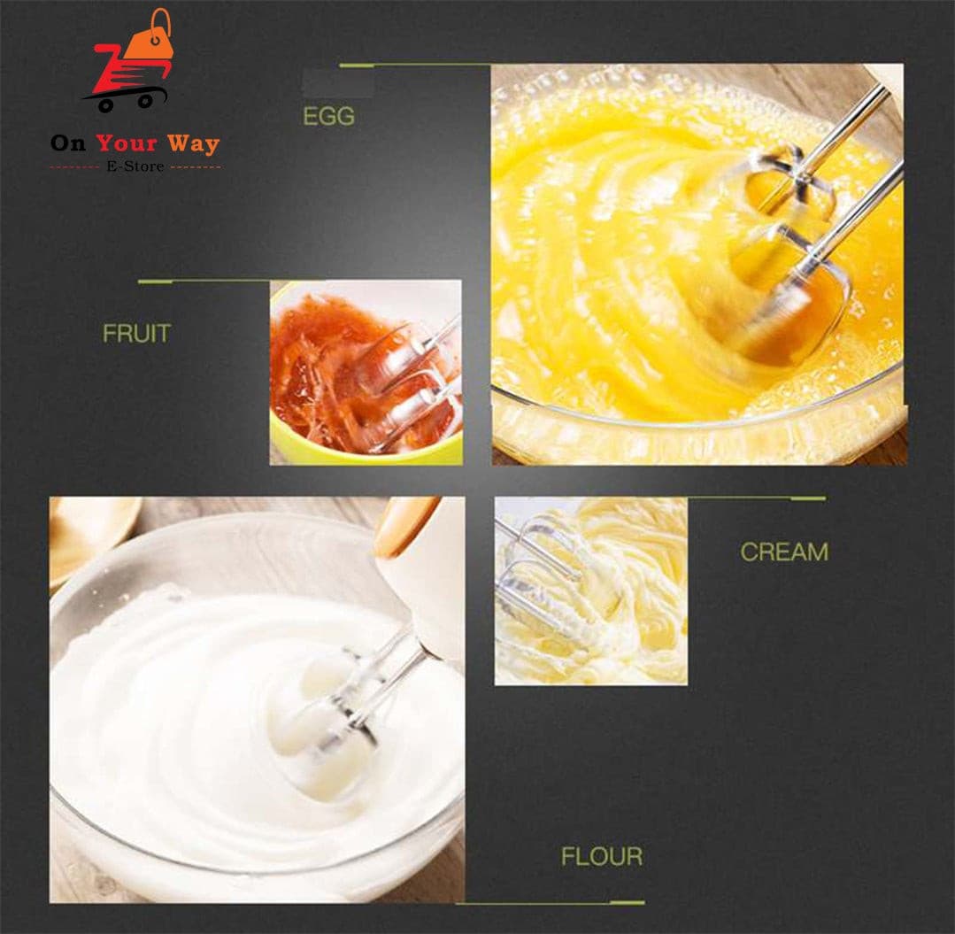 Electric Egg Beater - 7-Speed Adjustable