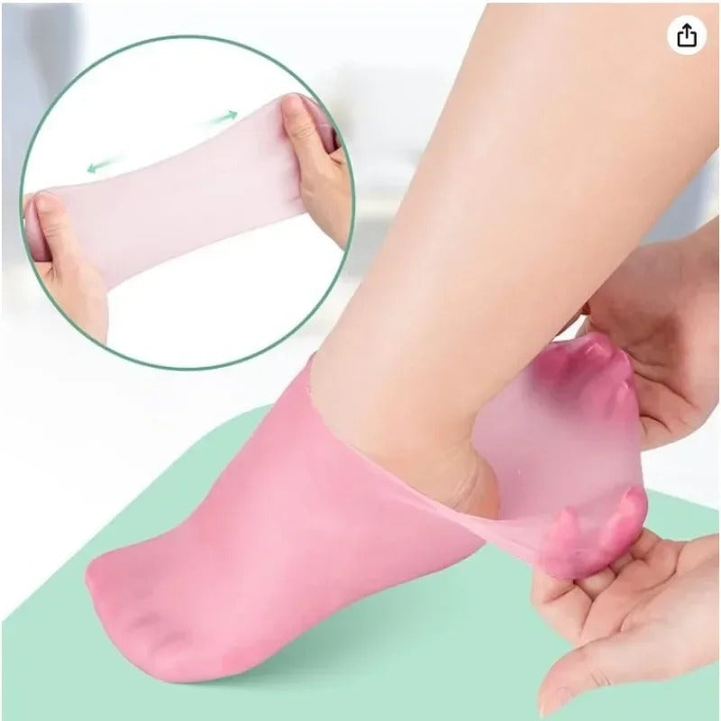 Silicone Gel Moisturizing Socks